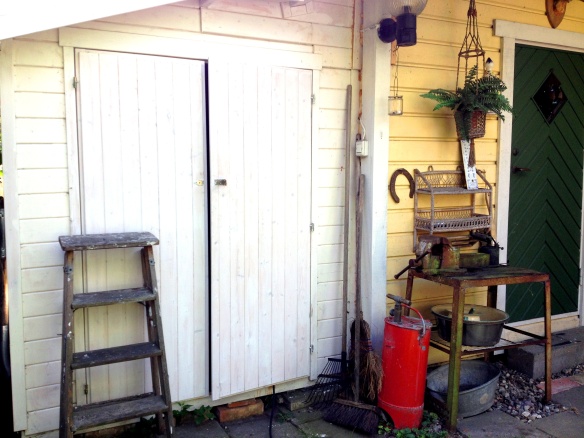 the shed in the garden